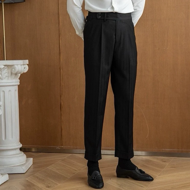 Black Birmingham Suit - Hidden Stripes (Includes: Jacket + Trousers) - Image 9