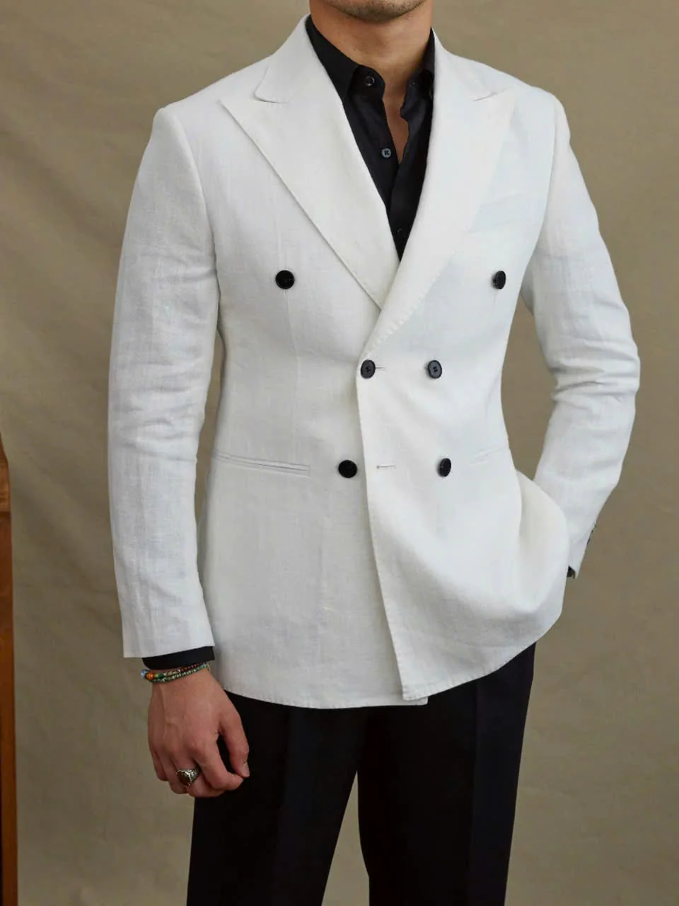 Havana Linen Suit (Includes: Jacket + Trousers) - Image 7