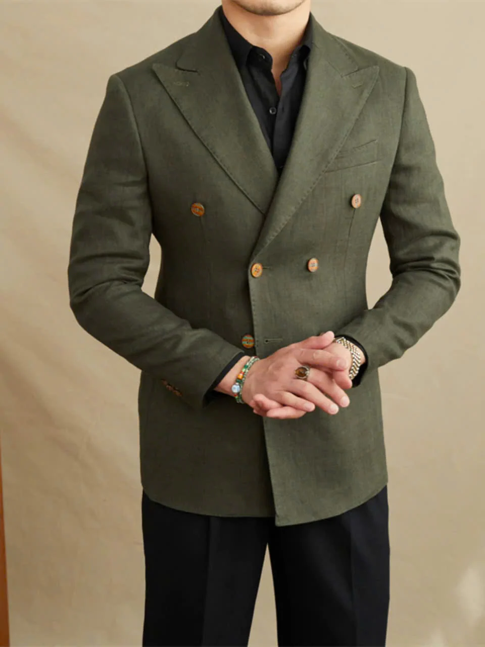 Havana Linen Suit (Includes: Jacket + Trousers) - Image 8