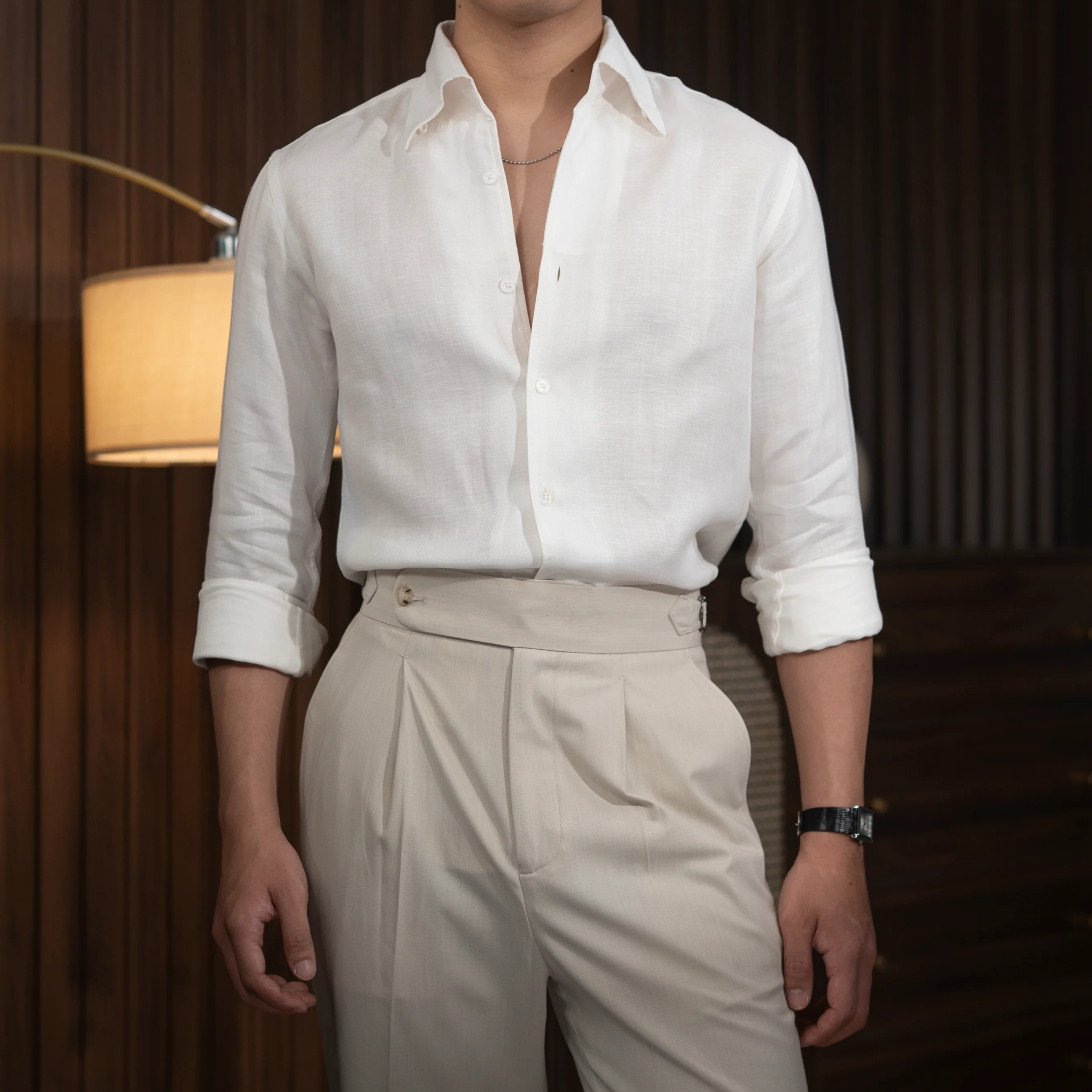 Button-Down Linen Shirt - Image 3