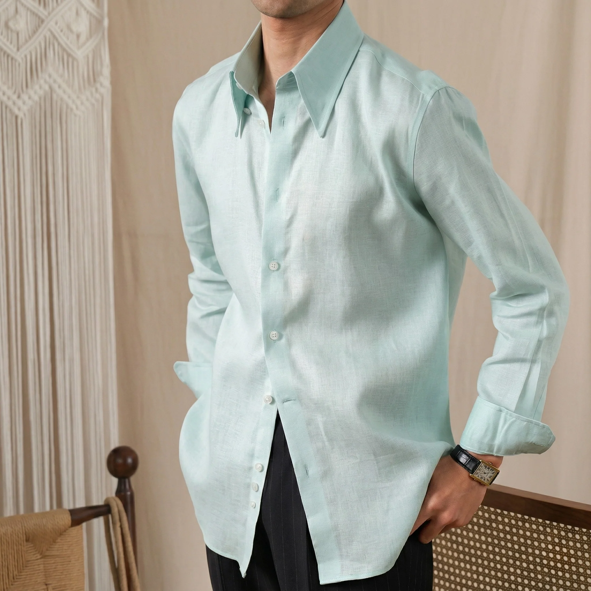 Capri Linen Shirt - Image 2