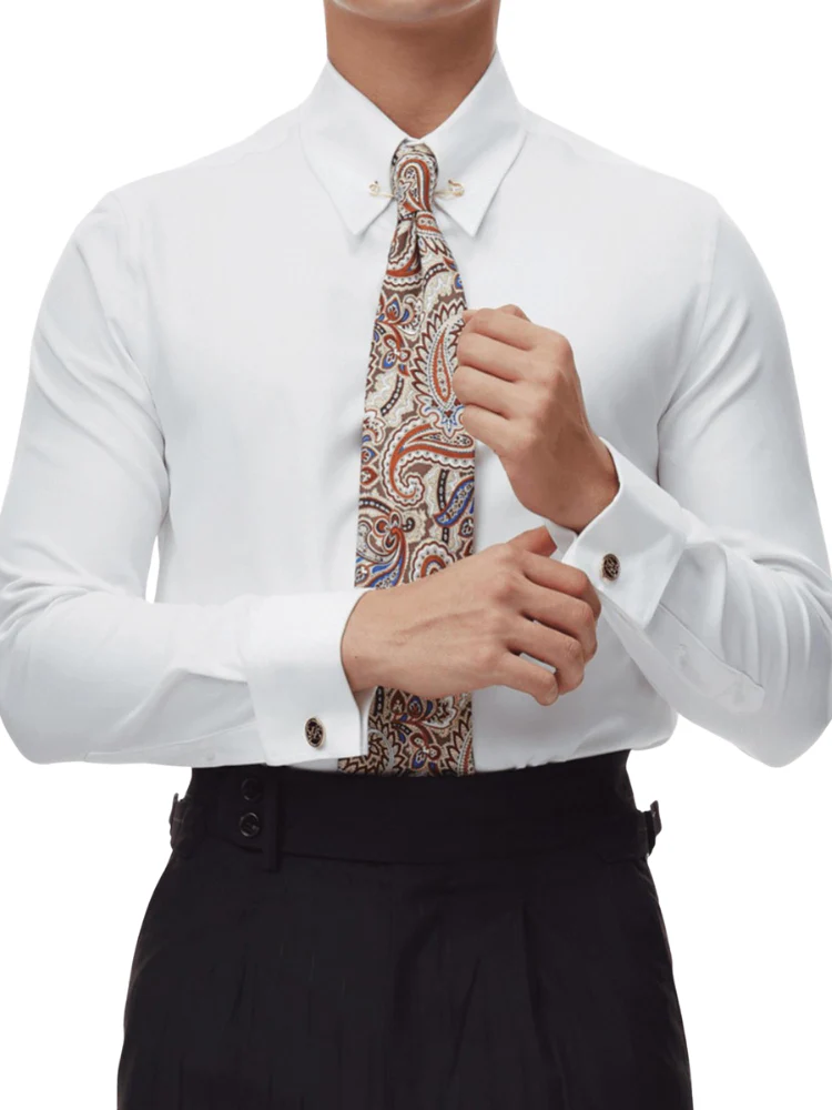 Collar Pin Formal Shirt - Cufflinks - Image 3