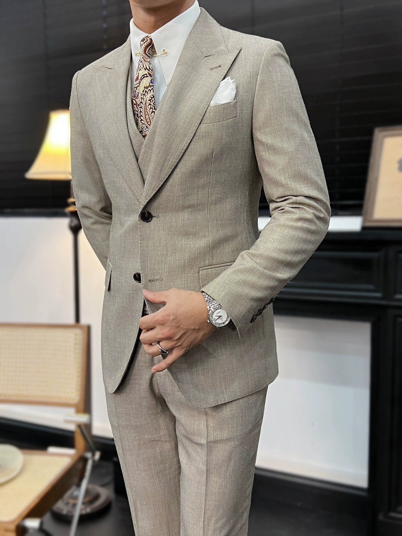 Gregory Single-Breasted Suit - Image 7