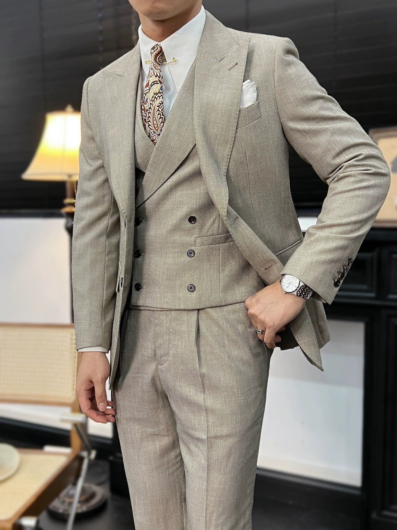 Gregory Single-Breasted Suit - Image 9