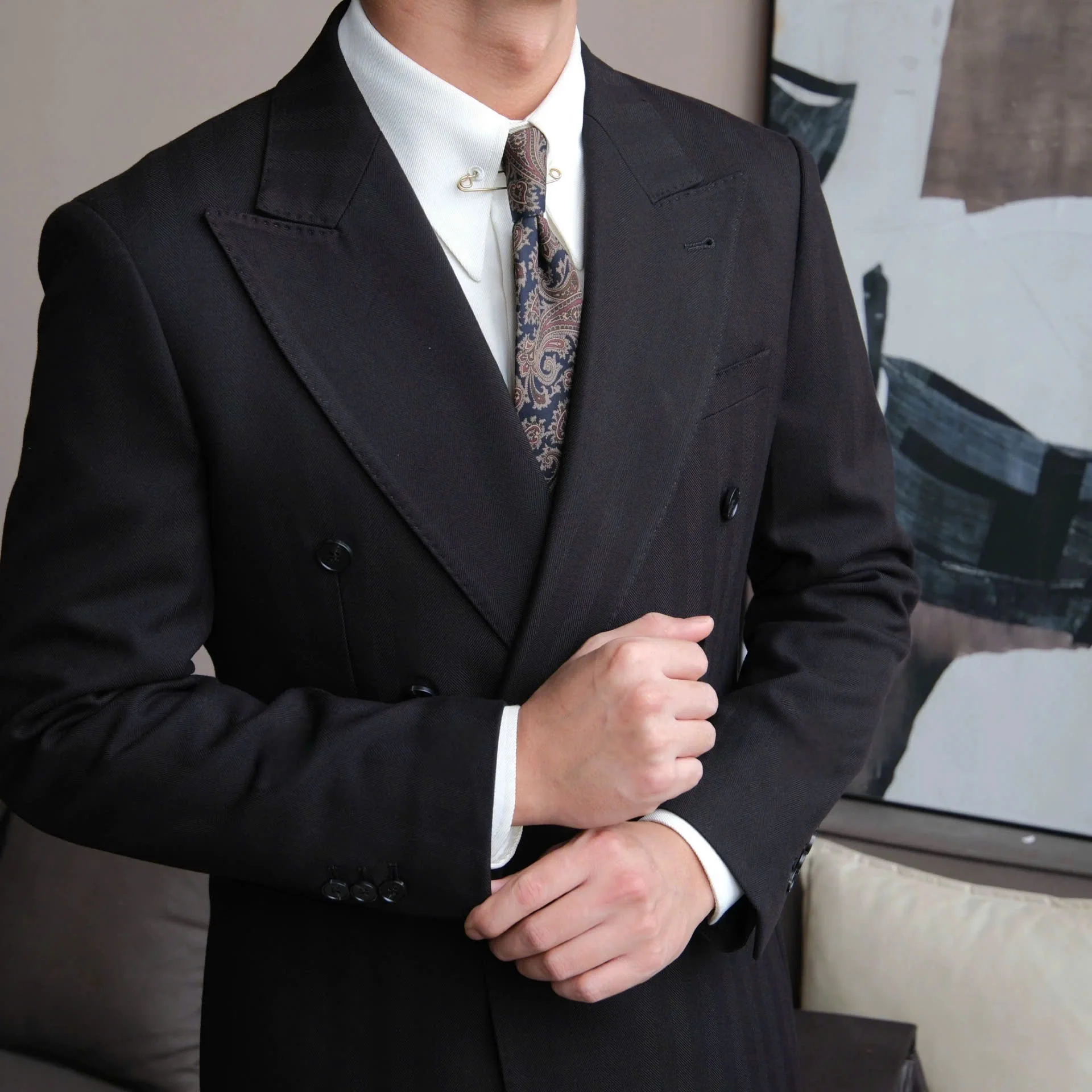 Harold The 6x1 Veroza Double-Breasted Suit - Image 5