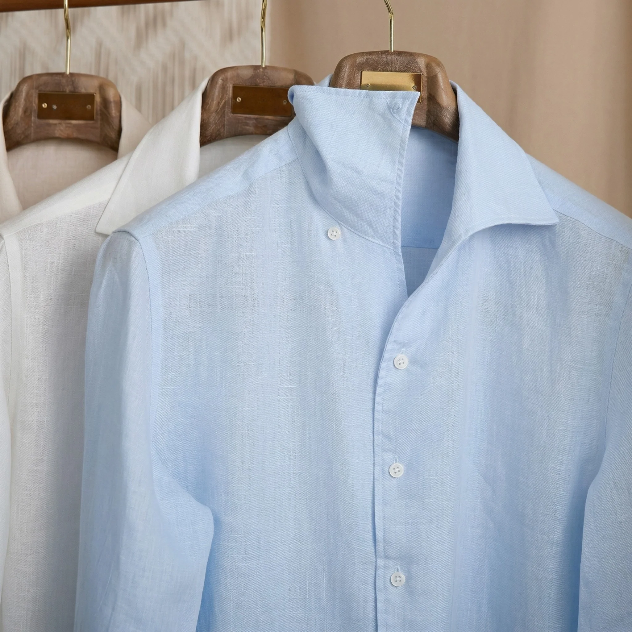 Hidden Button Down Linen Shirt Season 2 - Image 11