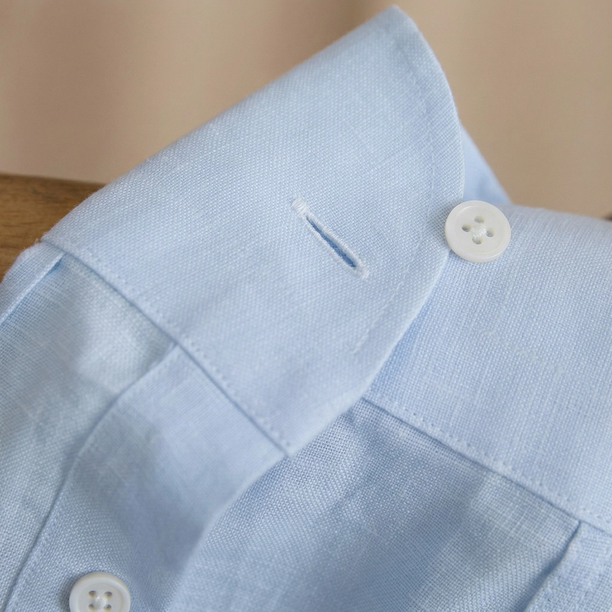Hidden Button Down Linen Shirt Season 2 - Image 12