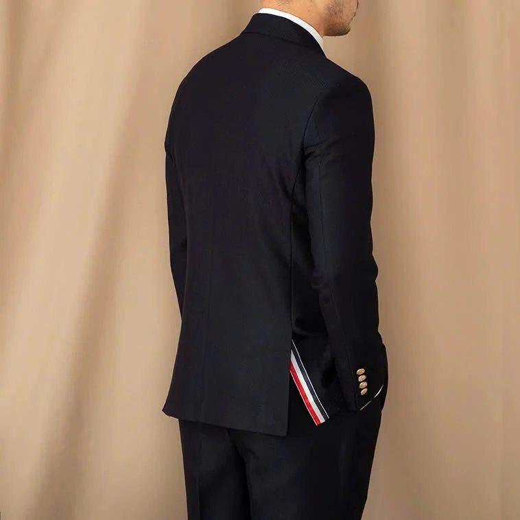 Milano Black Double-Breasted Suit - Image 6