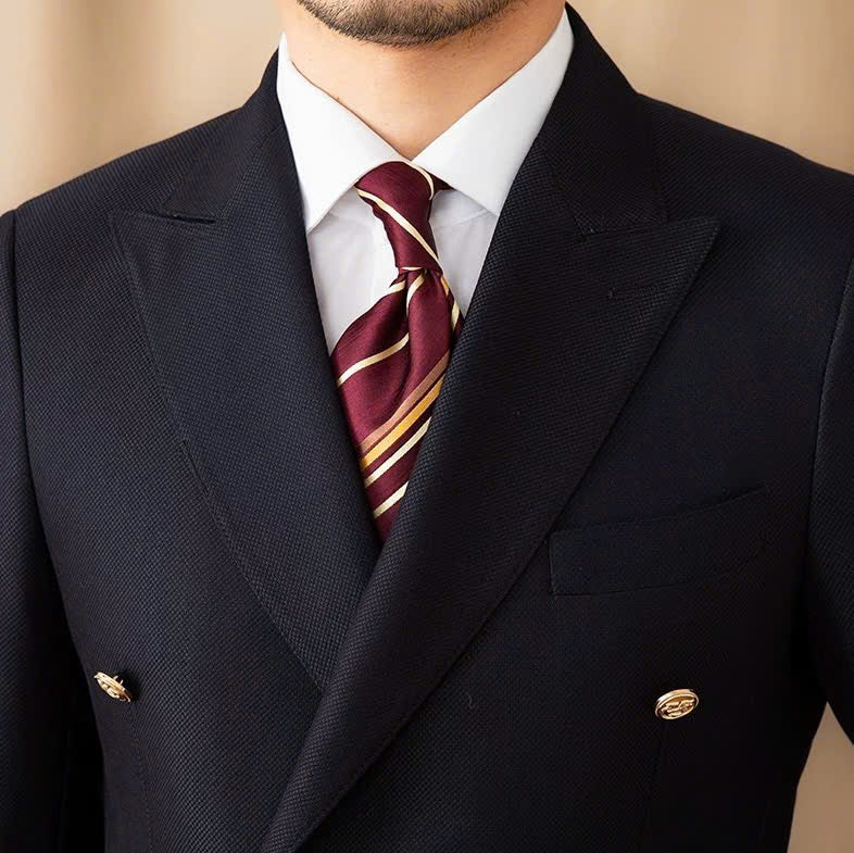 Milano Black Double-Breasted Suit - Image 7