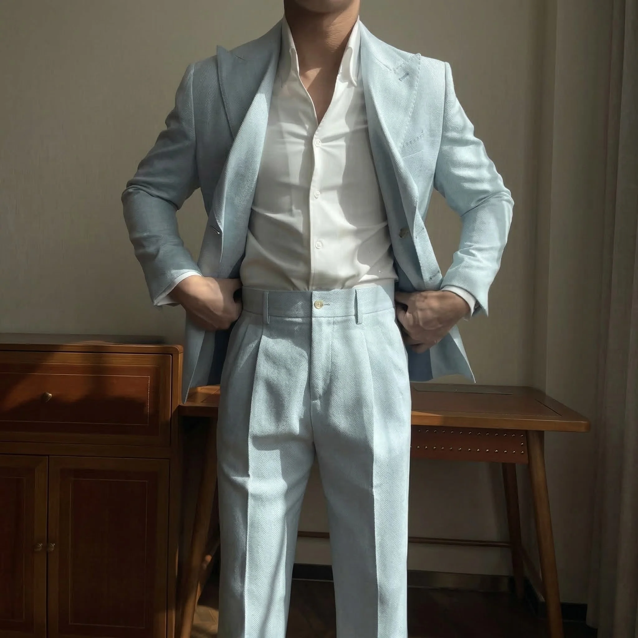 Mykonos Mist DB Suit (Includes: Jacket + Trousers) - Image 6