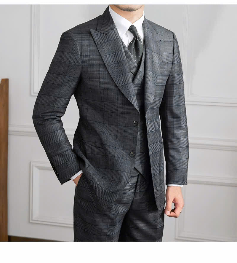 Oxford Glen Check Suit - Image 3