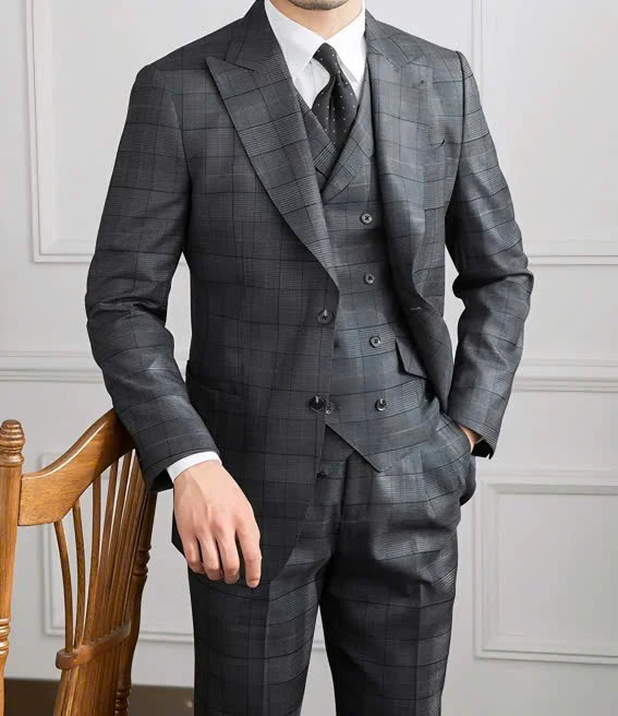Oxford Glen Check Suit - Image 4