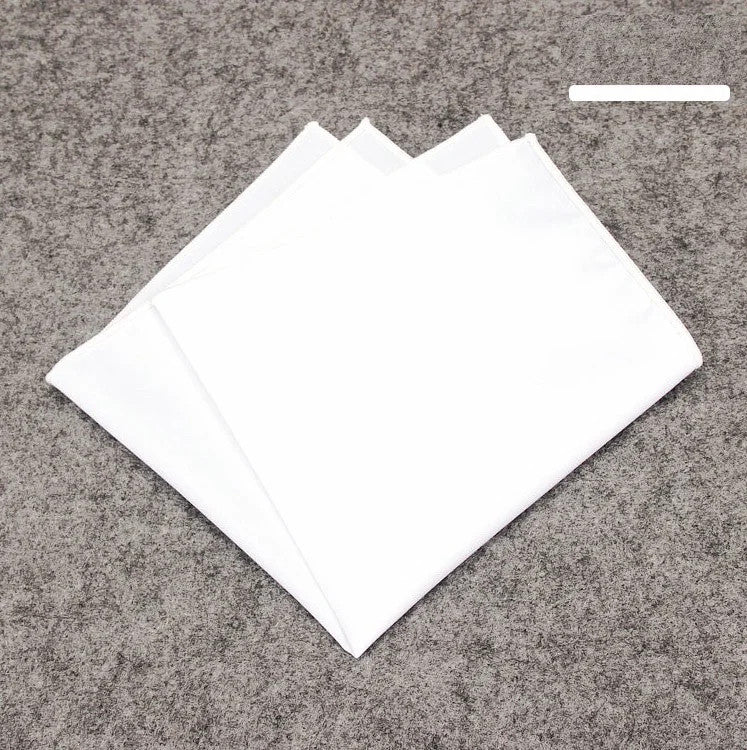 White Pocket Square - Image 7
