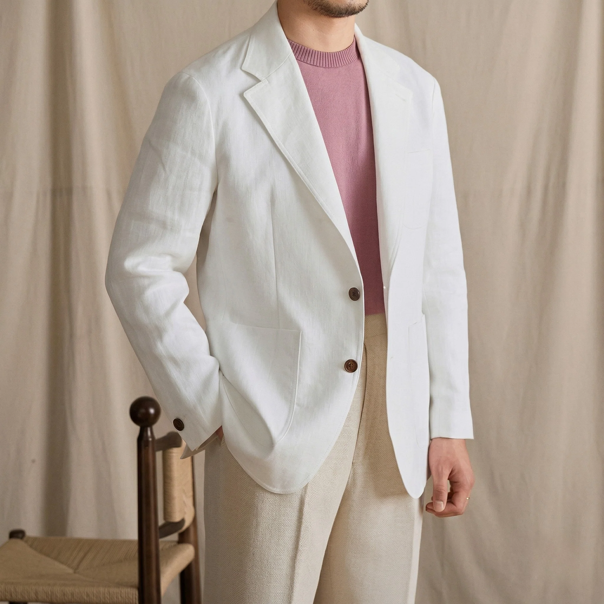 Siena Linen Blazer - Image 2