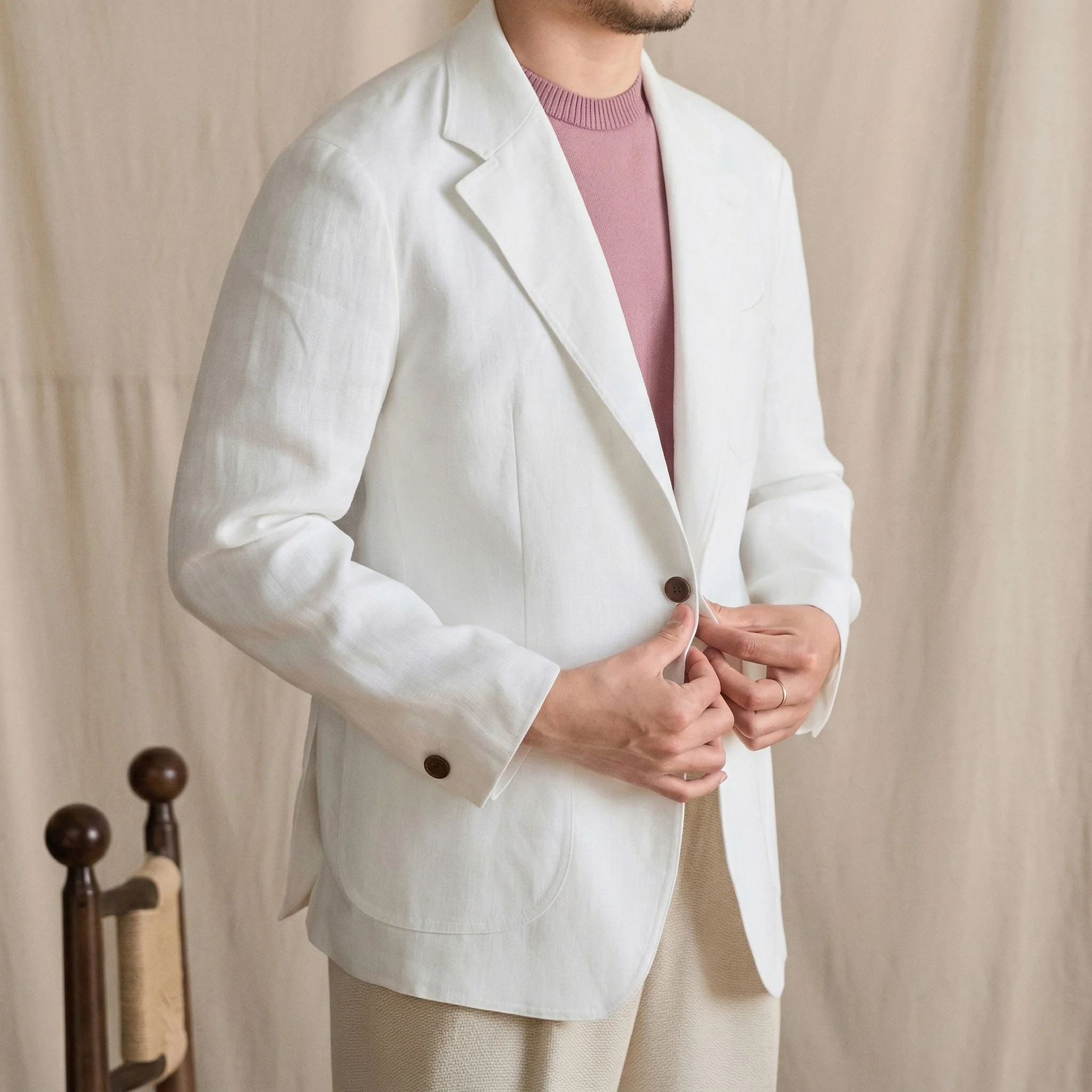 Siena Linen Blazer - Image 3