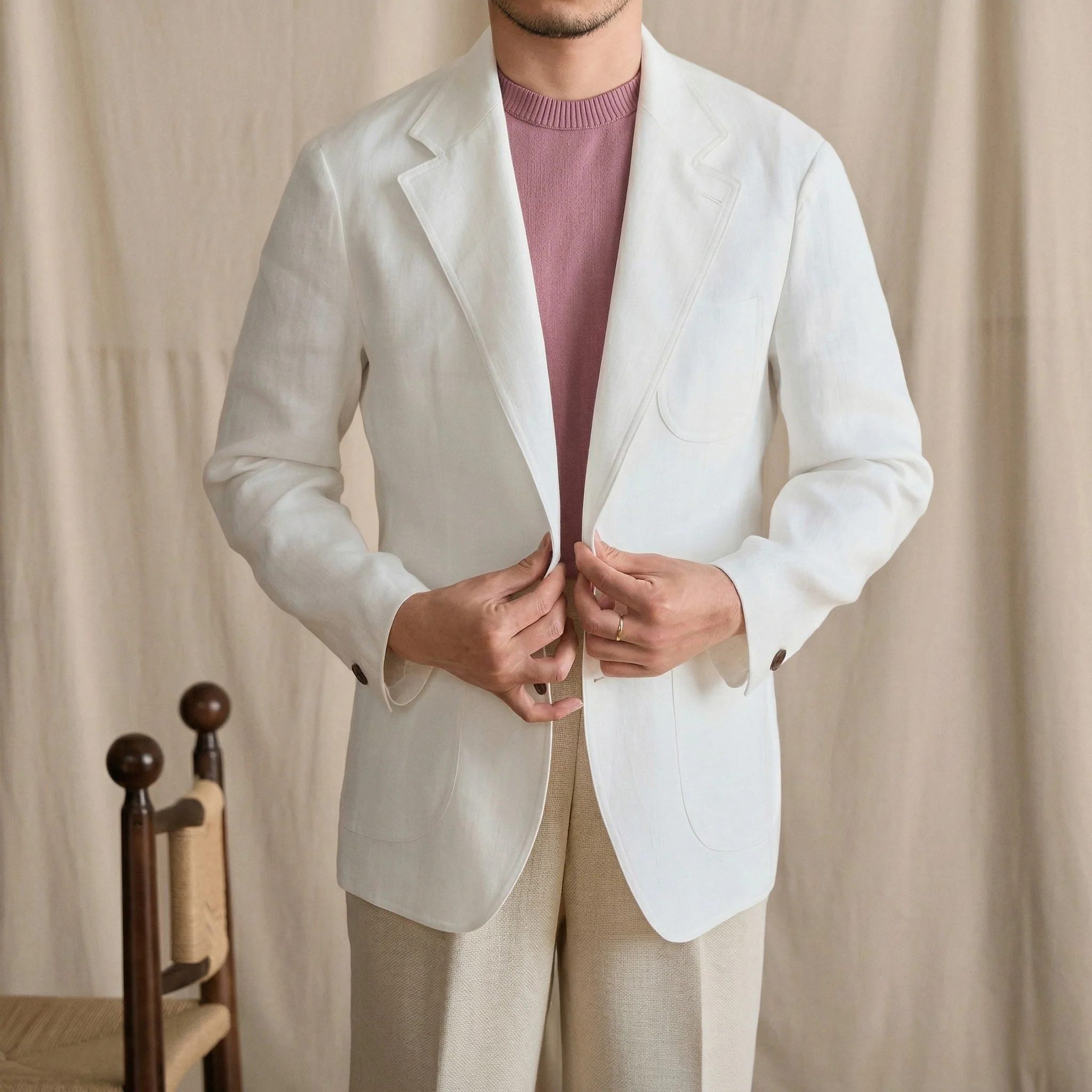Siena Linen Blazer - Image 4