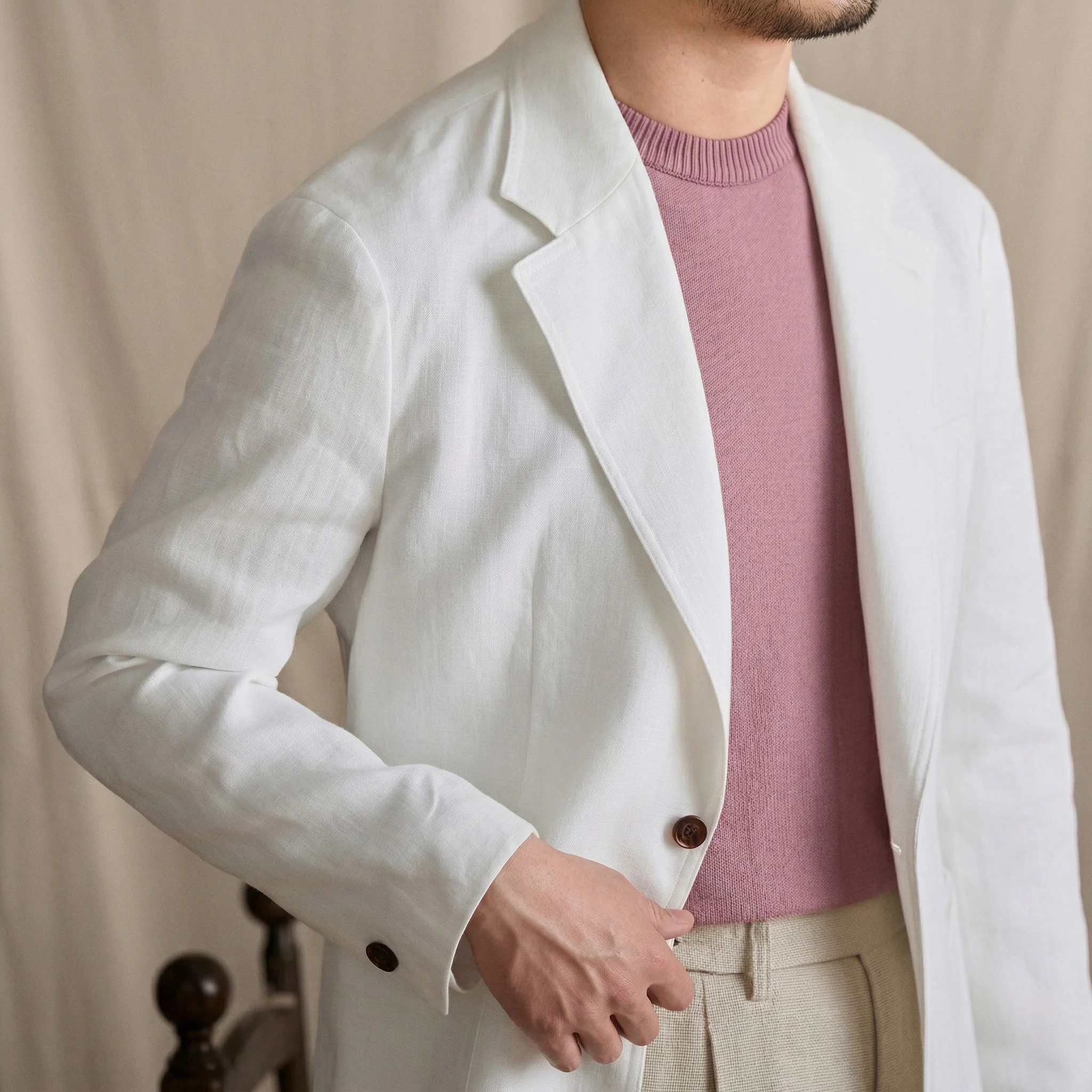 Siena Linen Blazer - Image 5