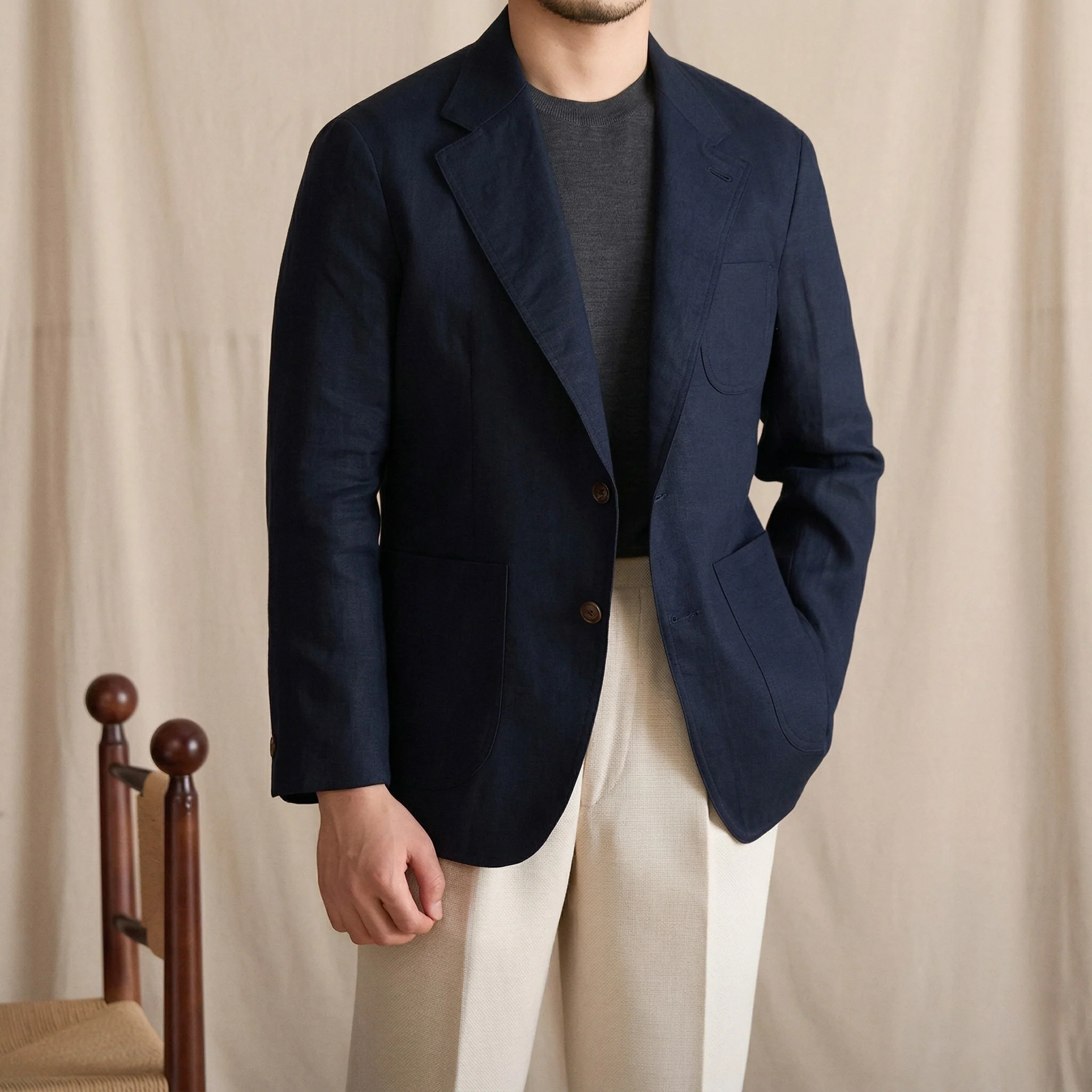 Siena Linen Blazer - Image 7