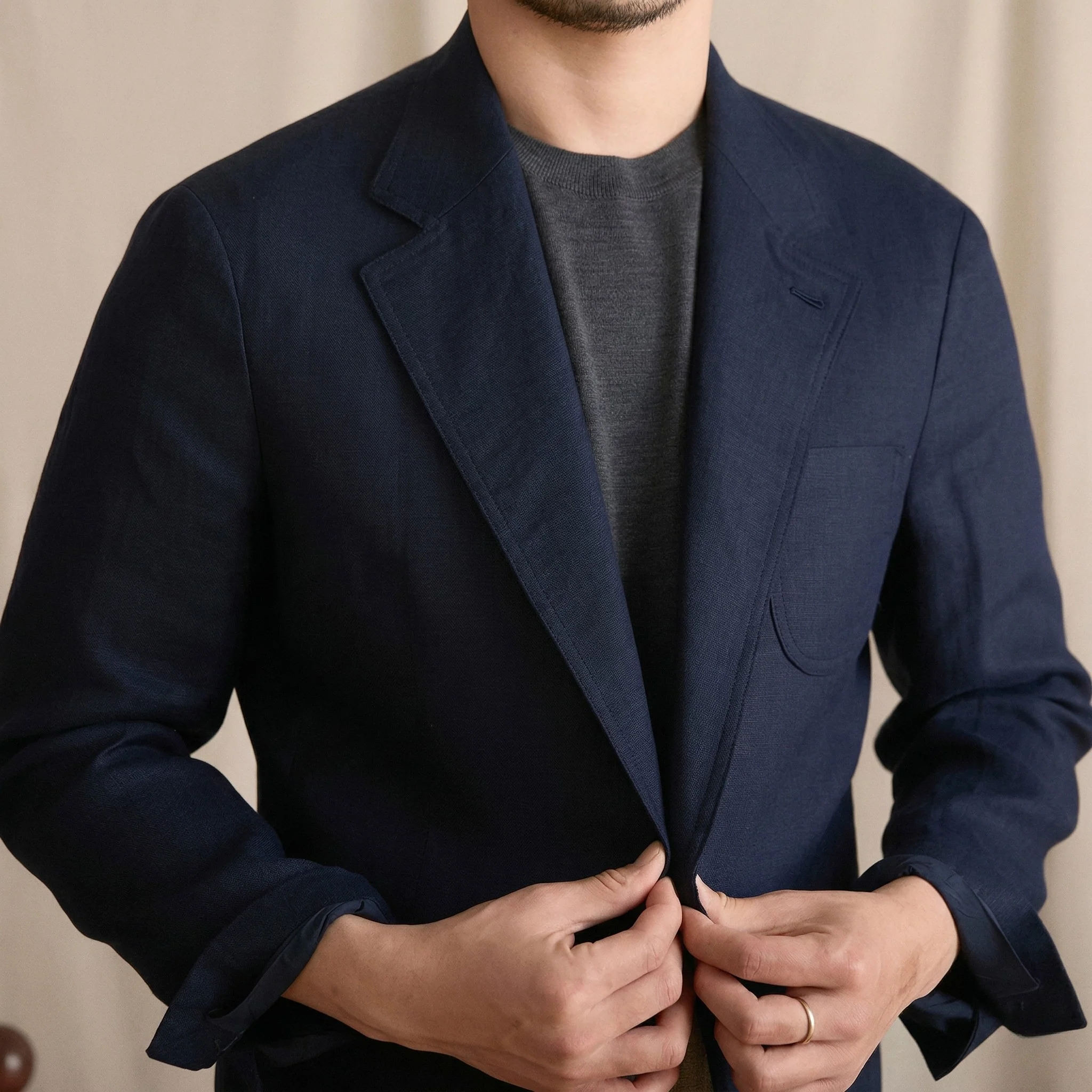 Siena Linen Blazer - Image 9