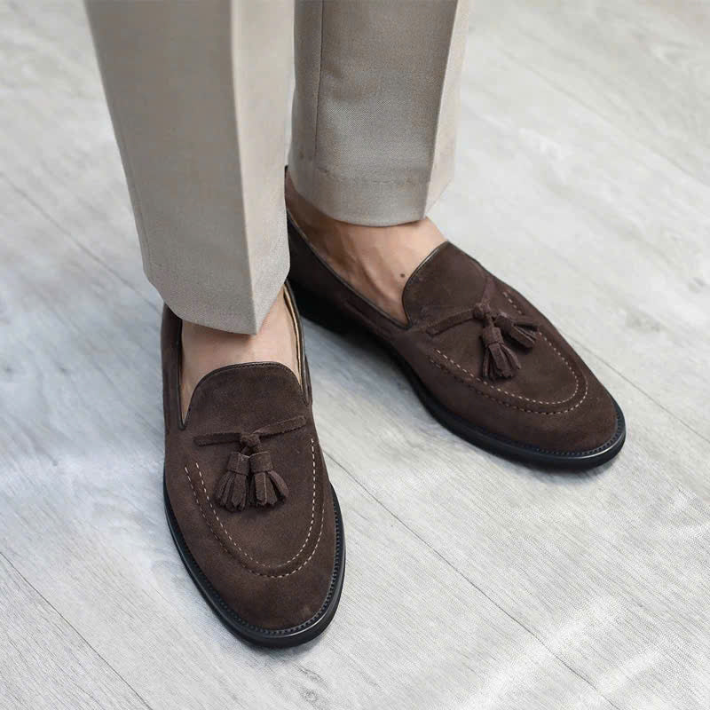 Siena Suede Tassel Loafers - Image 5