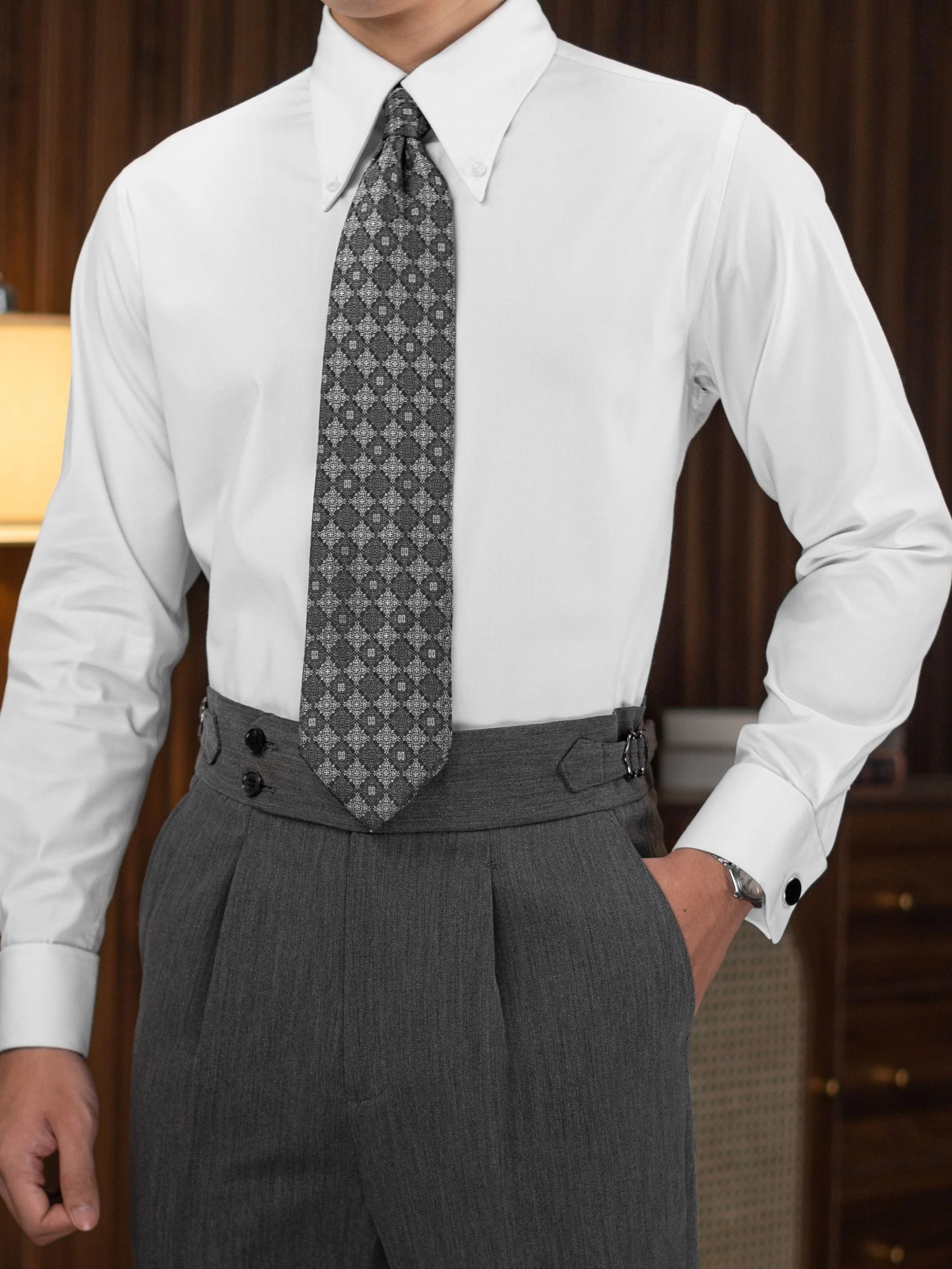 Spearpoint Collar Shirt - Cufflinks HR - Image 4