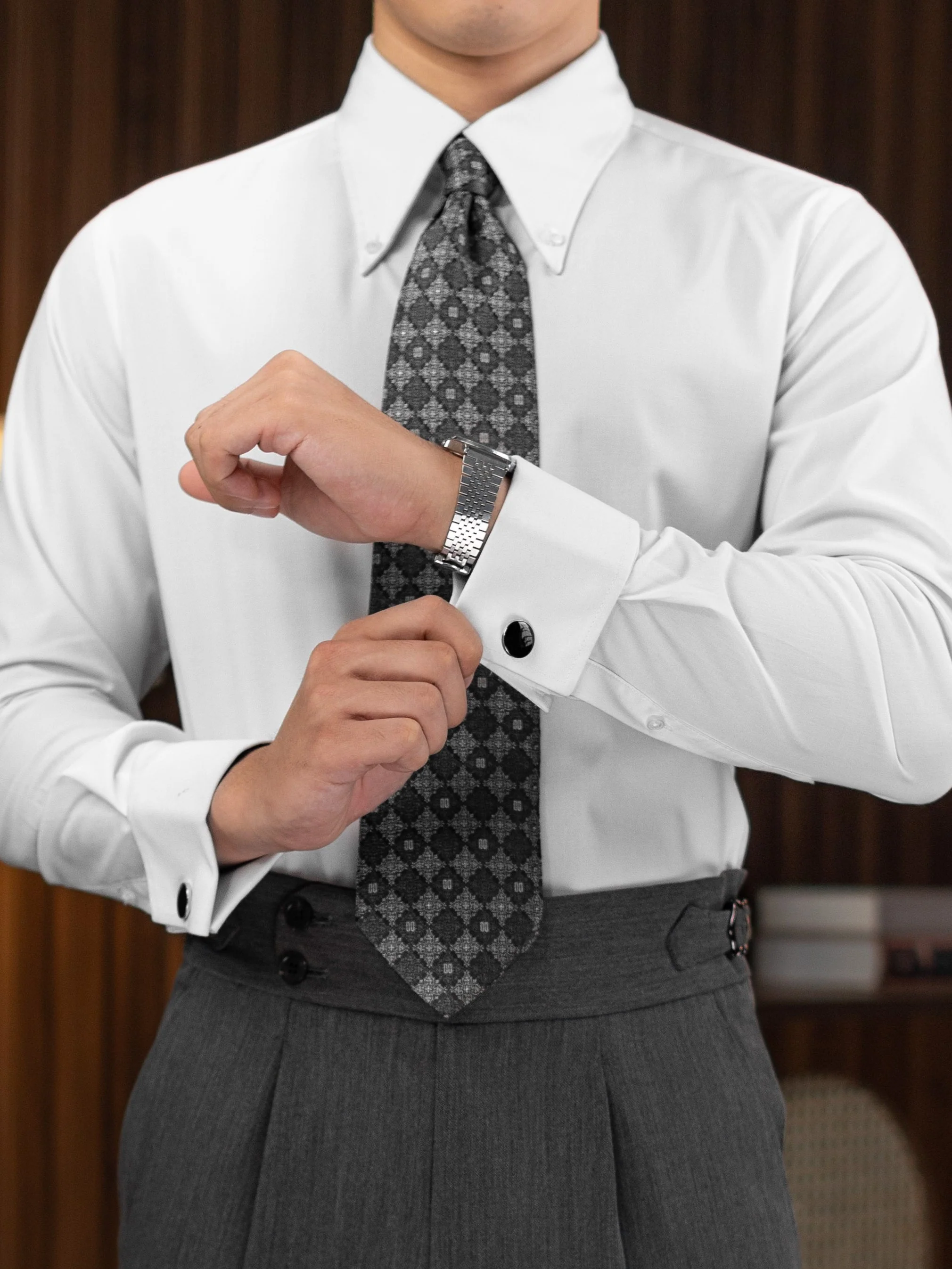 Spearpoint Collar Shirt - Cufflinks HR - Image 5
