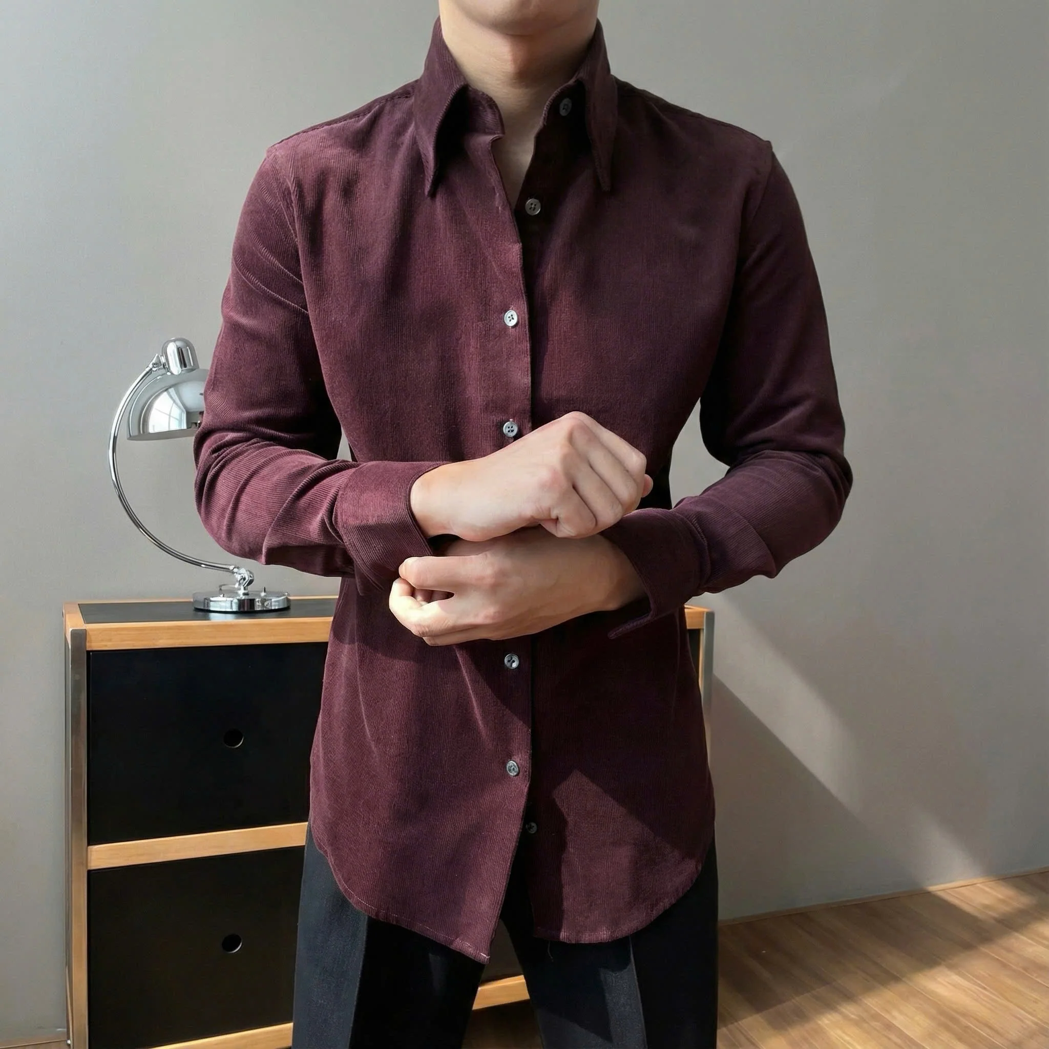 Spearpoint Corduroy Shirt - Image 5