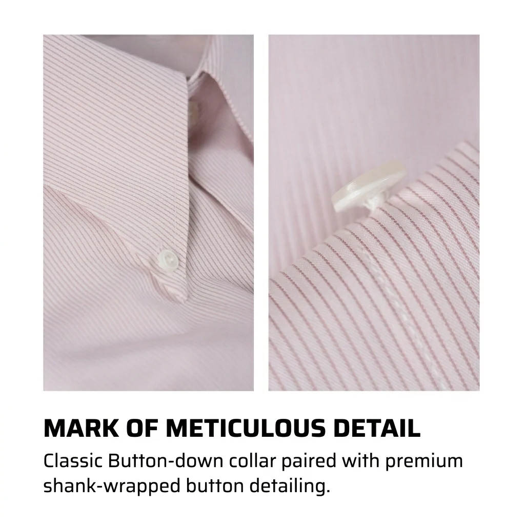 Stripe Point Collar Shirt - Image 9