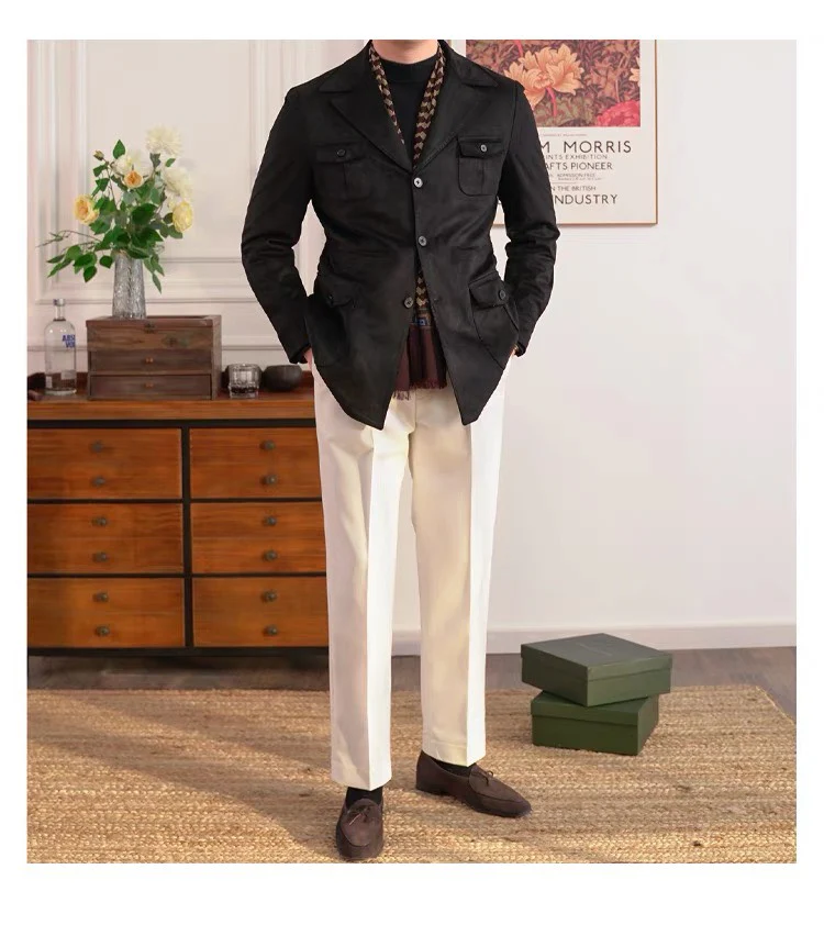 Suede Safari Jacket - Image 13