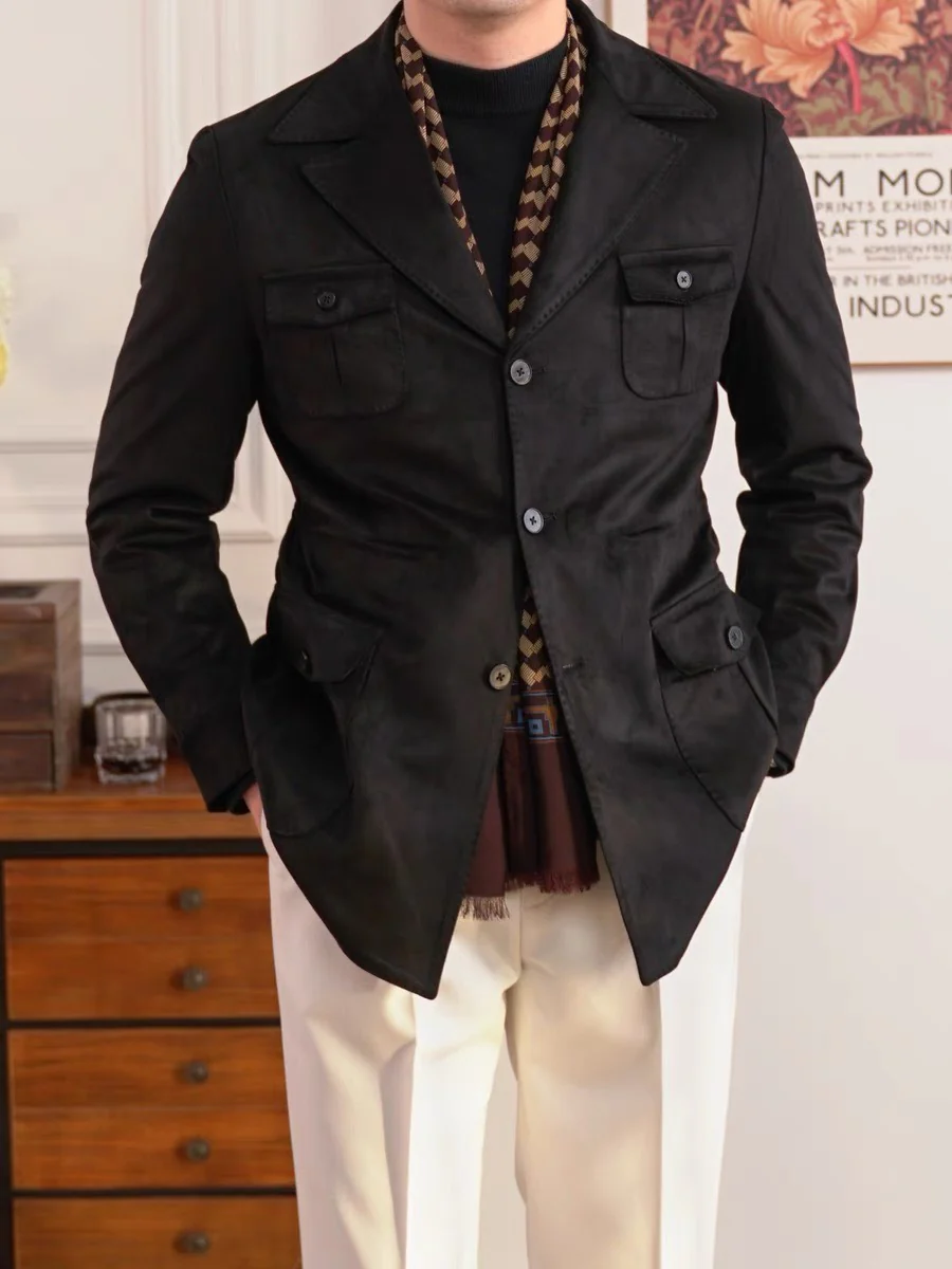 Suede Safari Jacket - Image 16