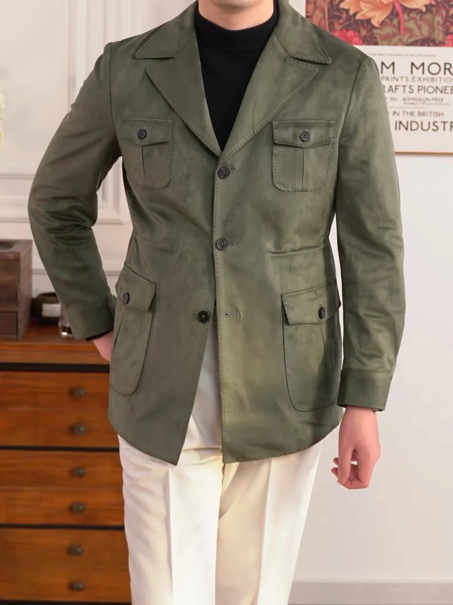 Suede Safari Jacket - Image 9