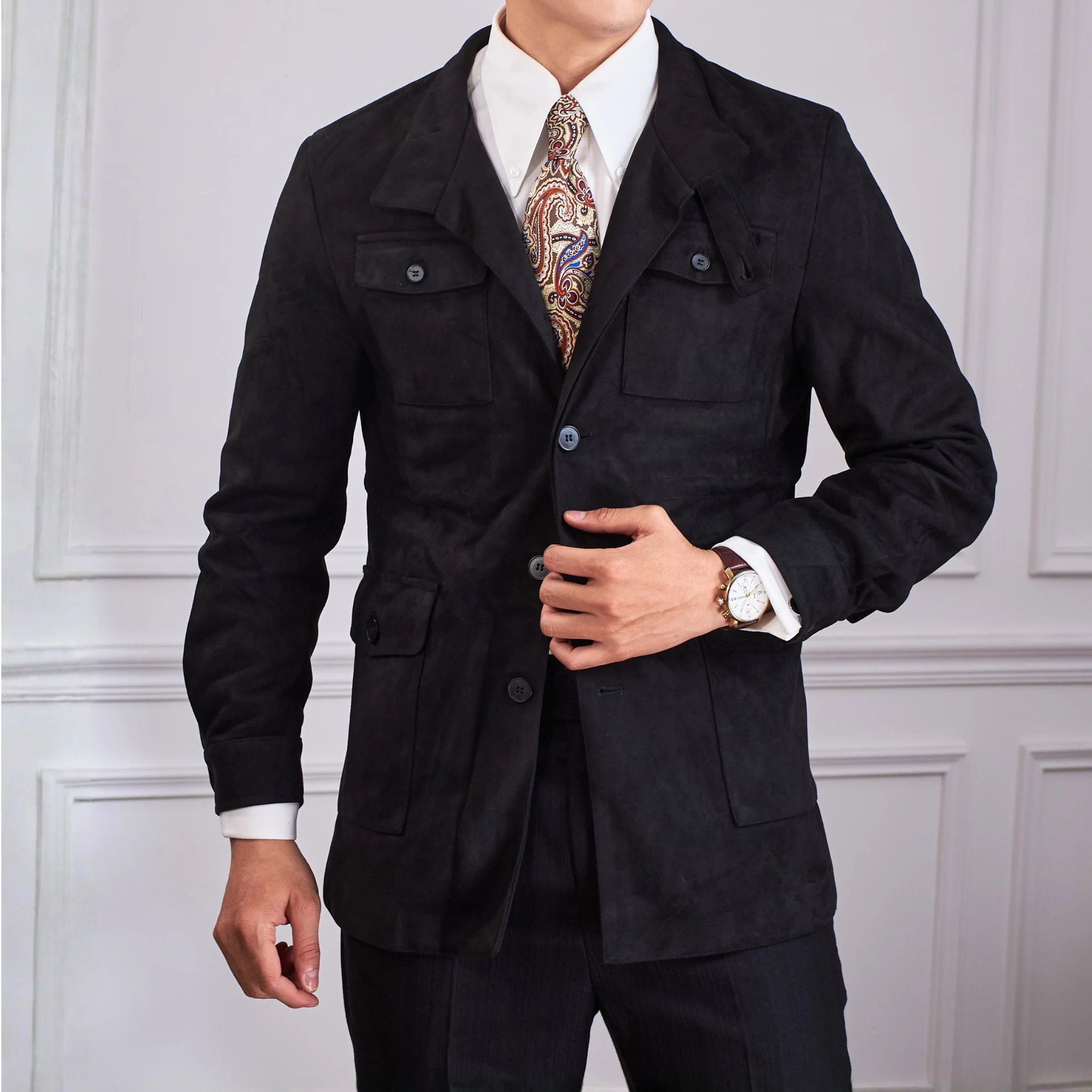 Suede Safari Jacket Season 2 - Image 7