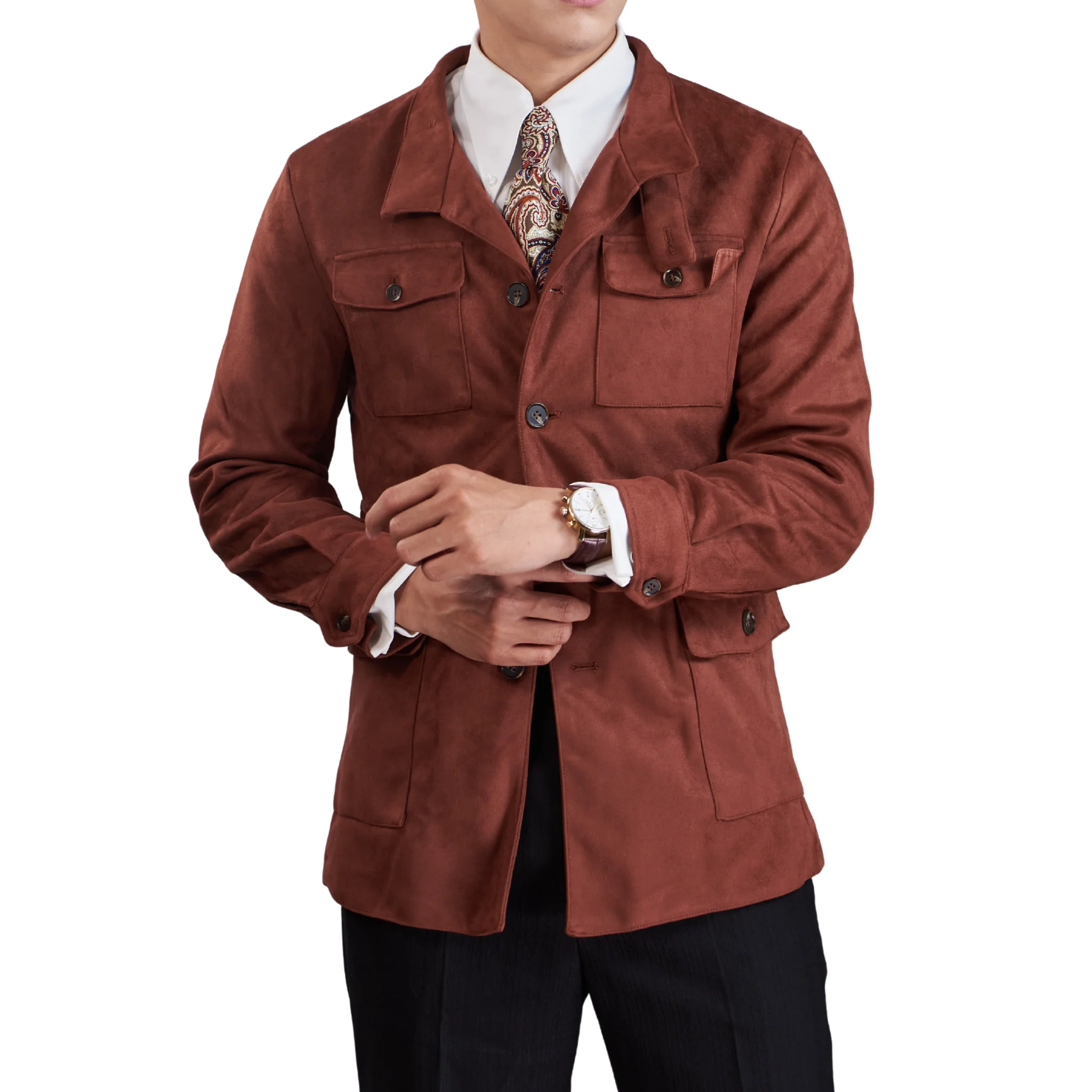 Suede Safari Jacket Season 2 - Image 8