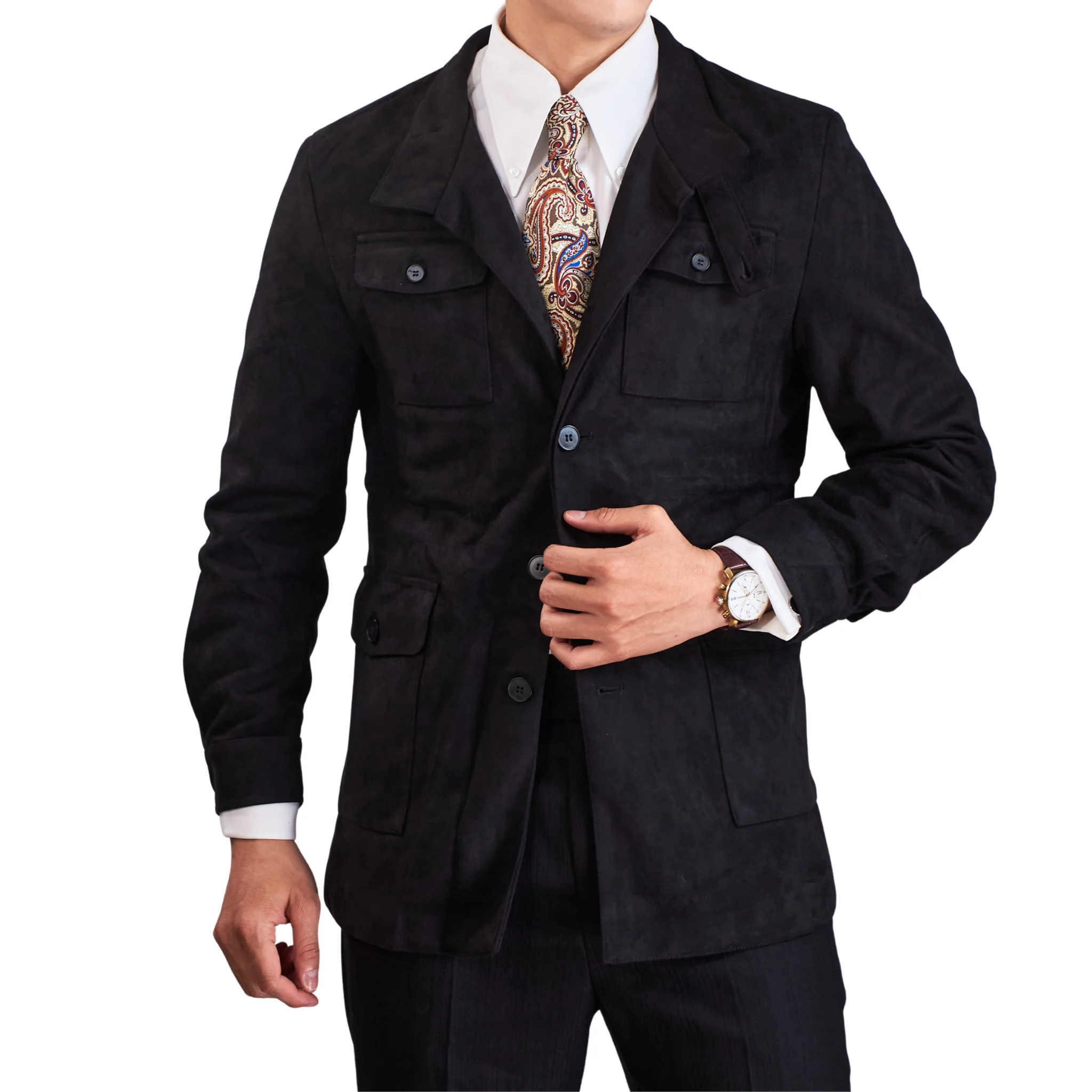 Suede Safari Jacket Season 2 - Image 9
