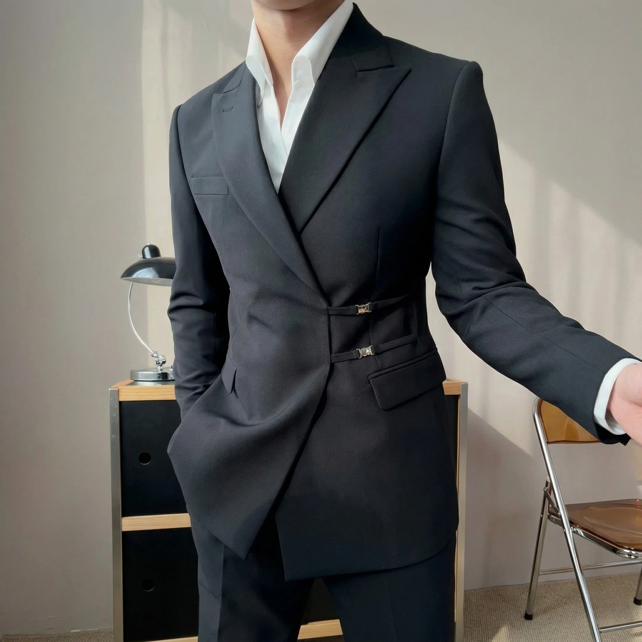 Torino Metal-Button Blazer - Image 4