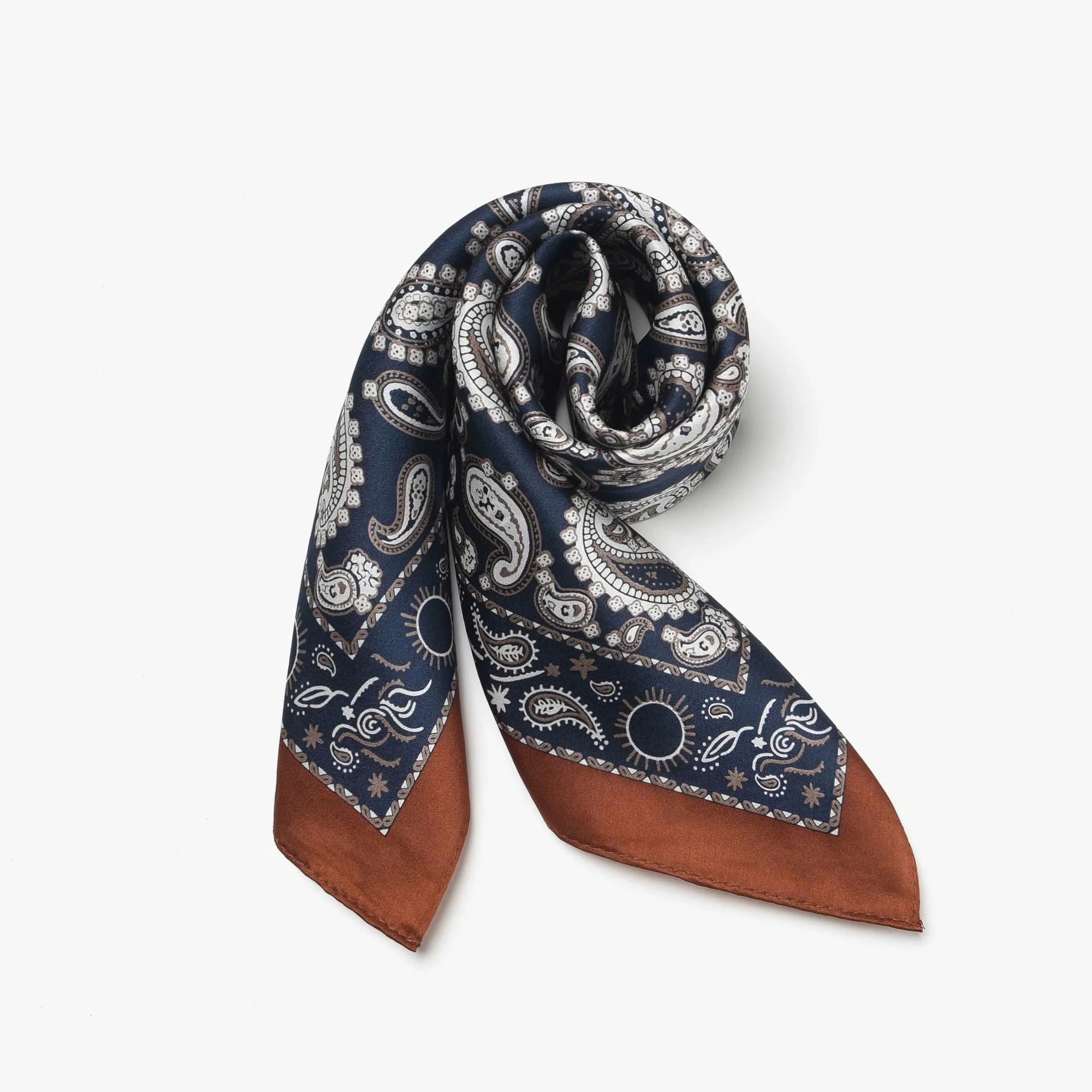 Verona Paisley Silk Scarf - Image 3