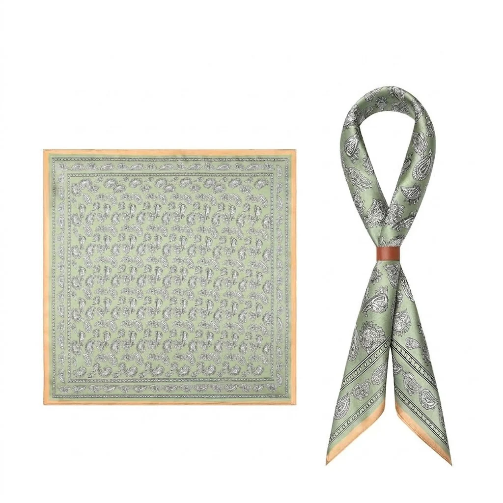Verona Paisley Silk Scarf - Image 5