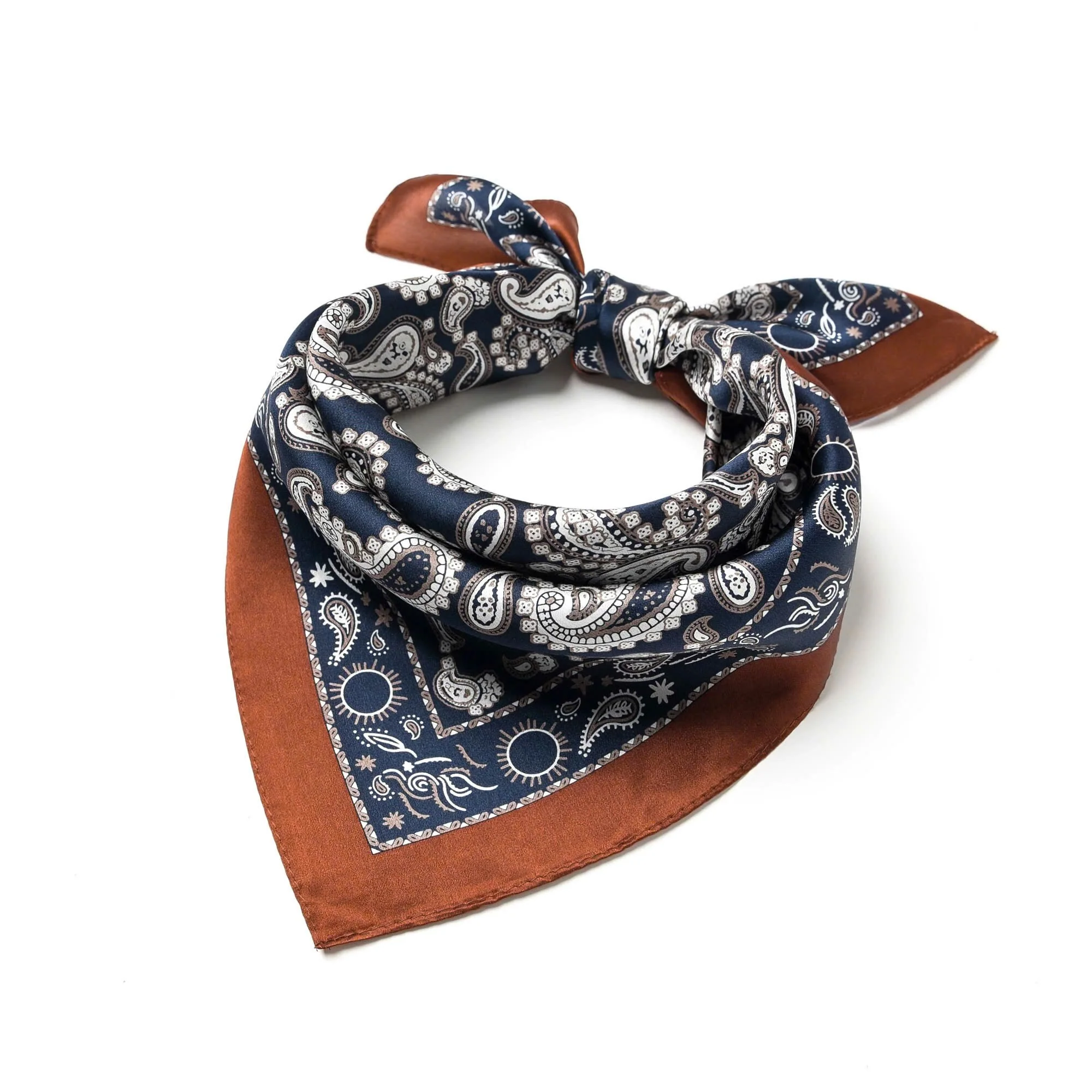 Verona Paisley Silk Scarf - Image 7