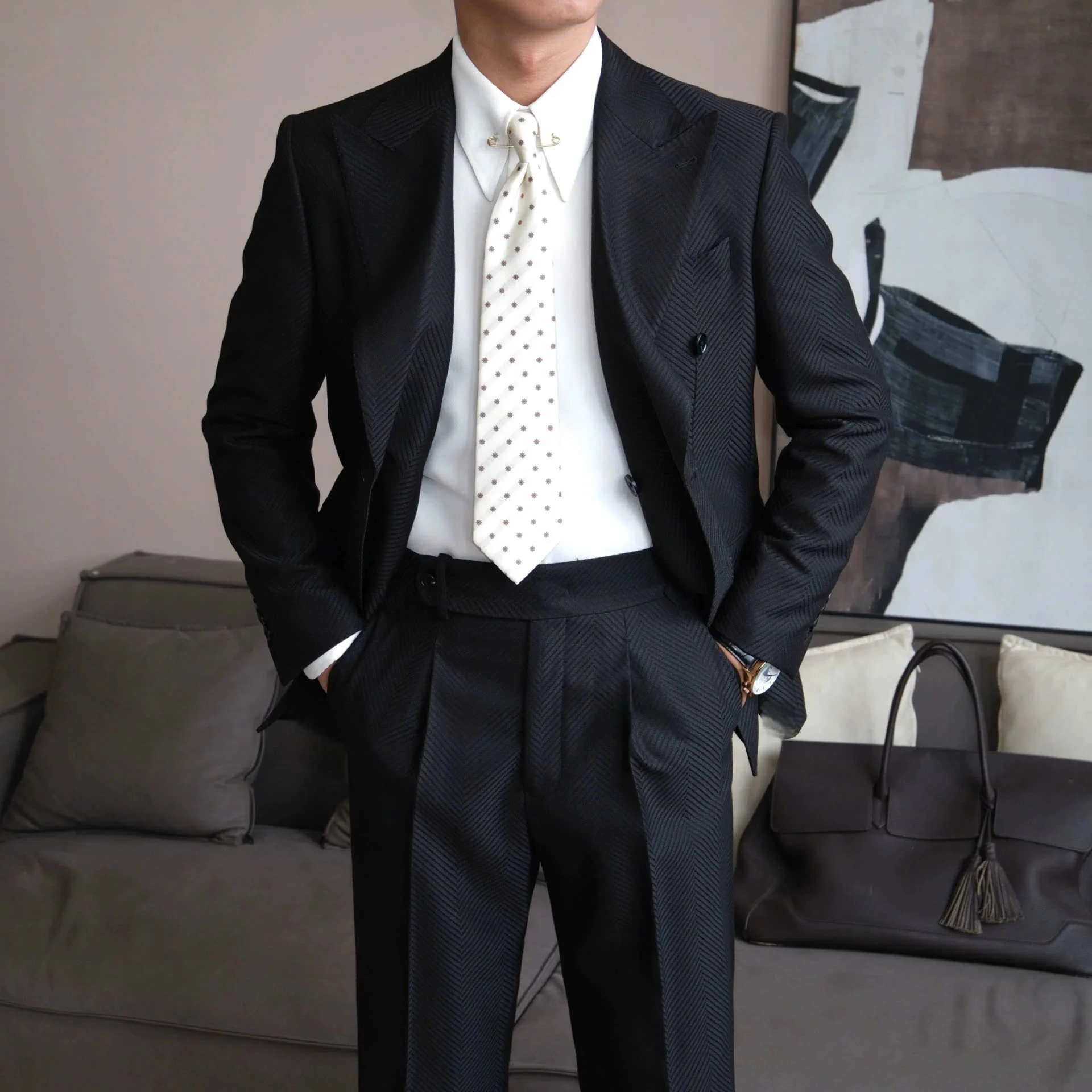 Vienna Herringbone Blazer - Image 10