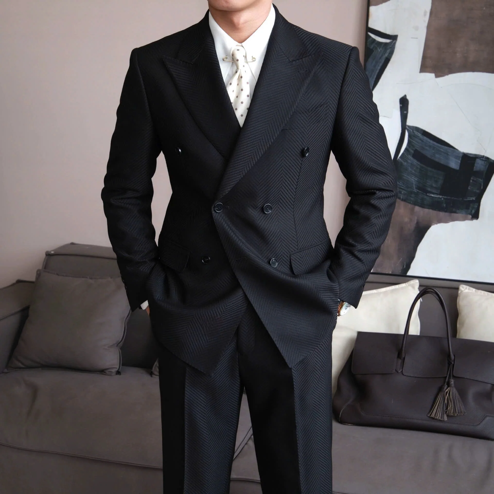 Vienna Herringbone Blazer - Image 11