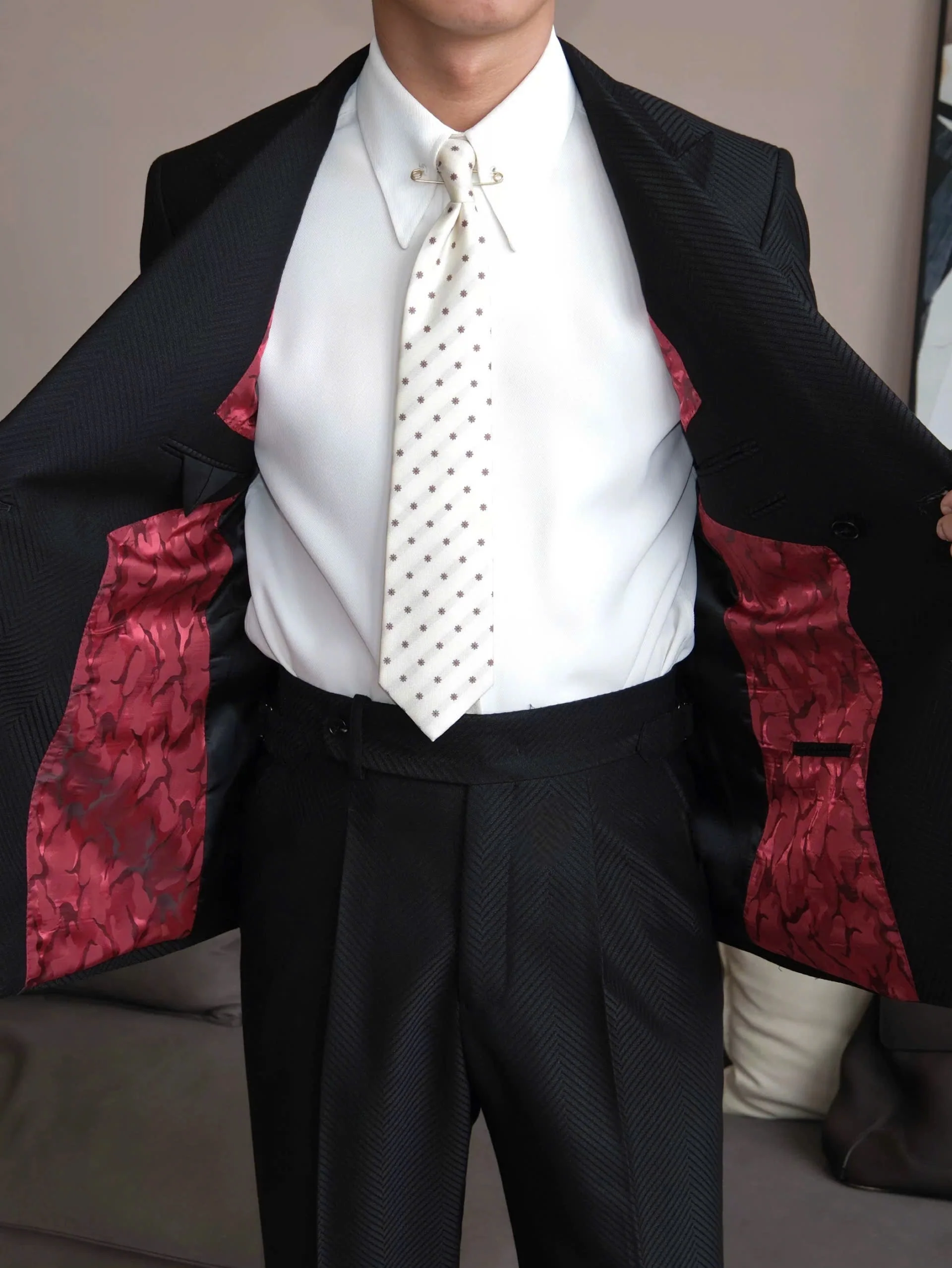 Vienna Herringbone Blazer - Image 5