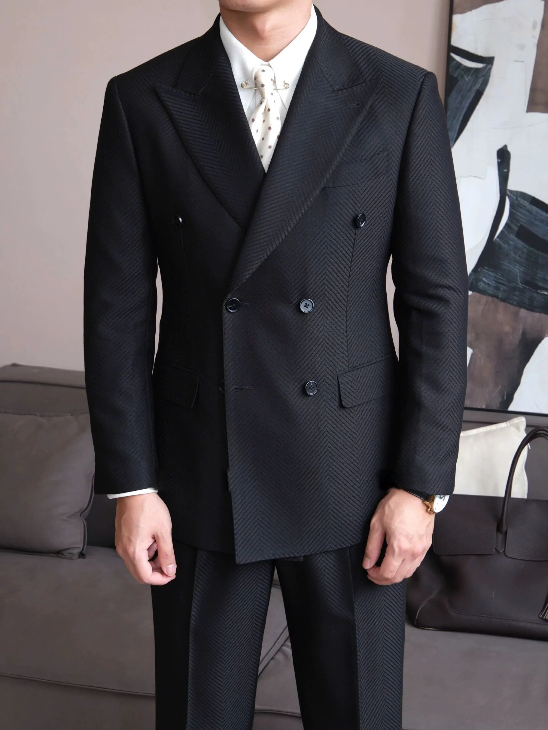 Vienna Herringbone Blazer - Image 6