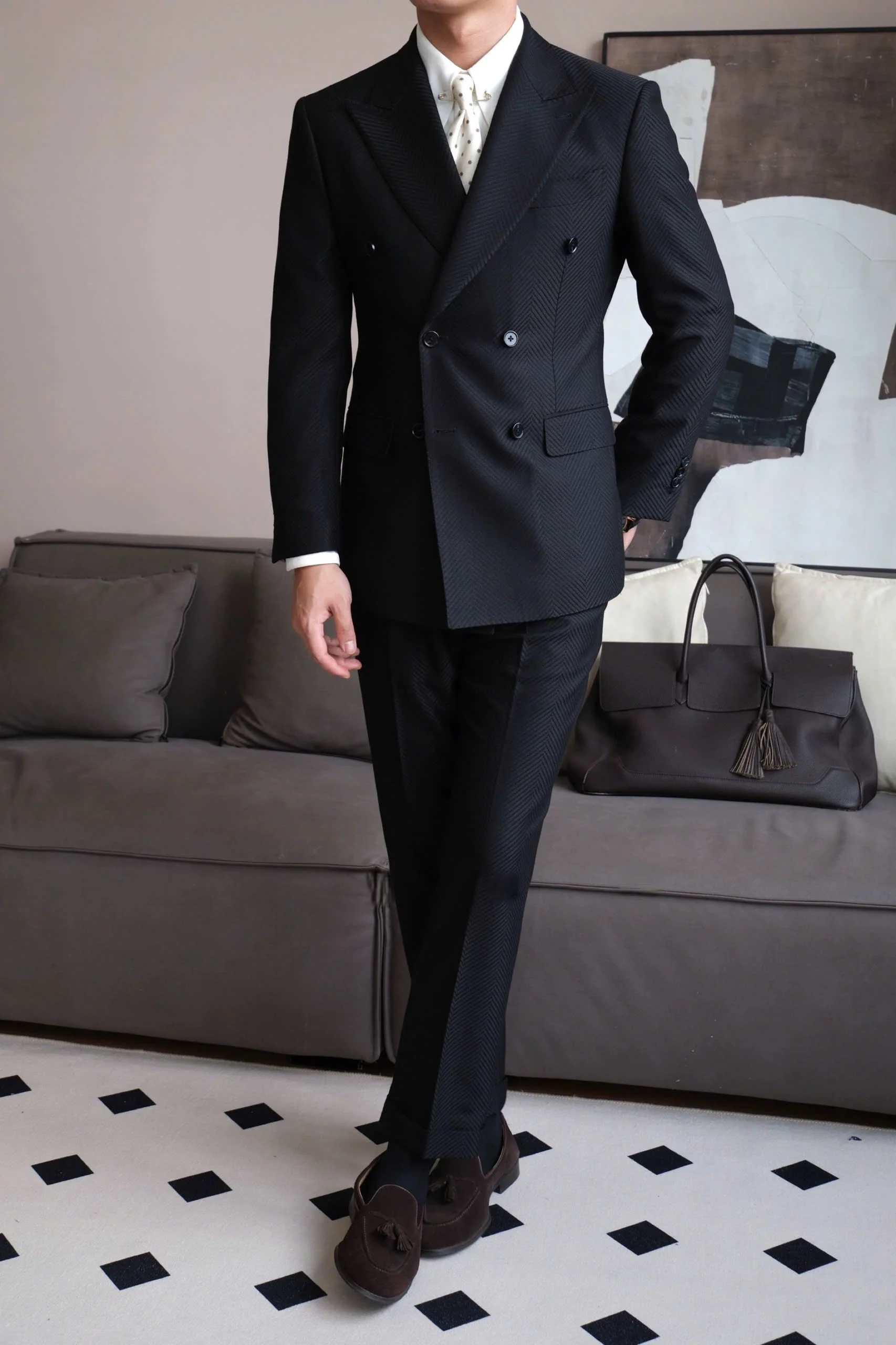 Vienna Herringbone Blazer - Image 9