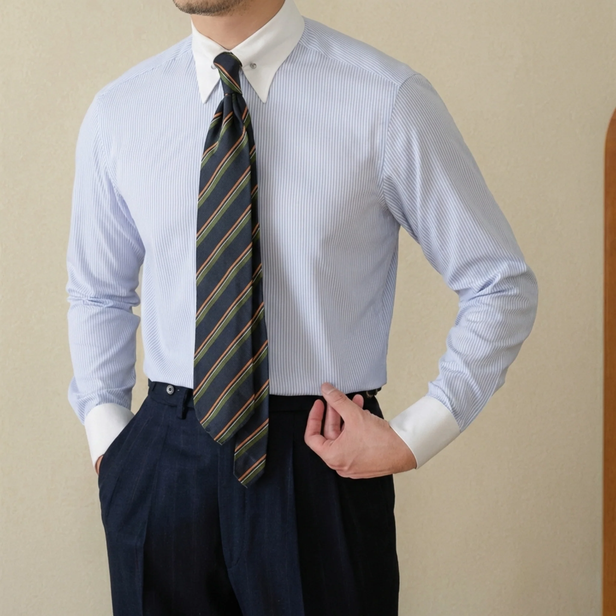 Winchester Collar Bar Shirt - Image 6